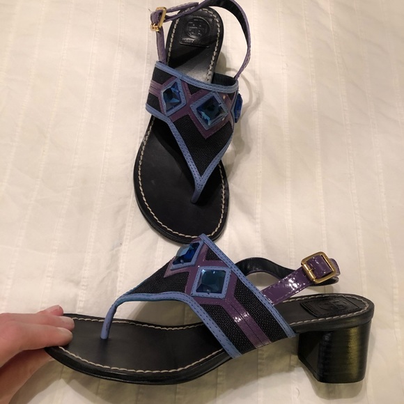 Tory Burch Shoes - Tory Burch gem sandals 8.5
